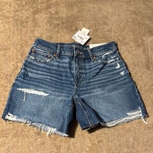 American Eagle denim shorts size 00, new with tag